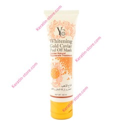 قناع تقشير الوجه بالذهب والكافيار