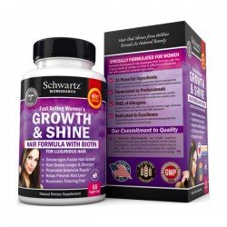 فيتامينات نمو ولمعان الشعر مع البيوتين من  شوارتز بيوريسيرش