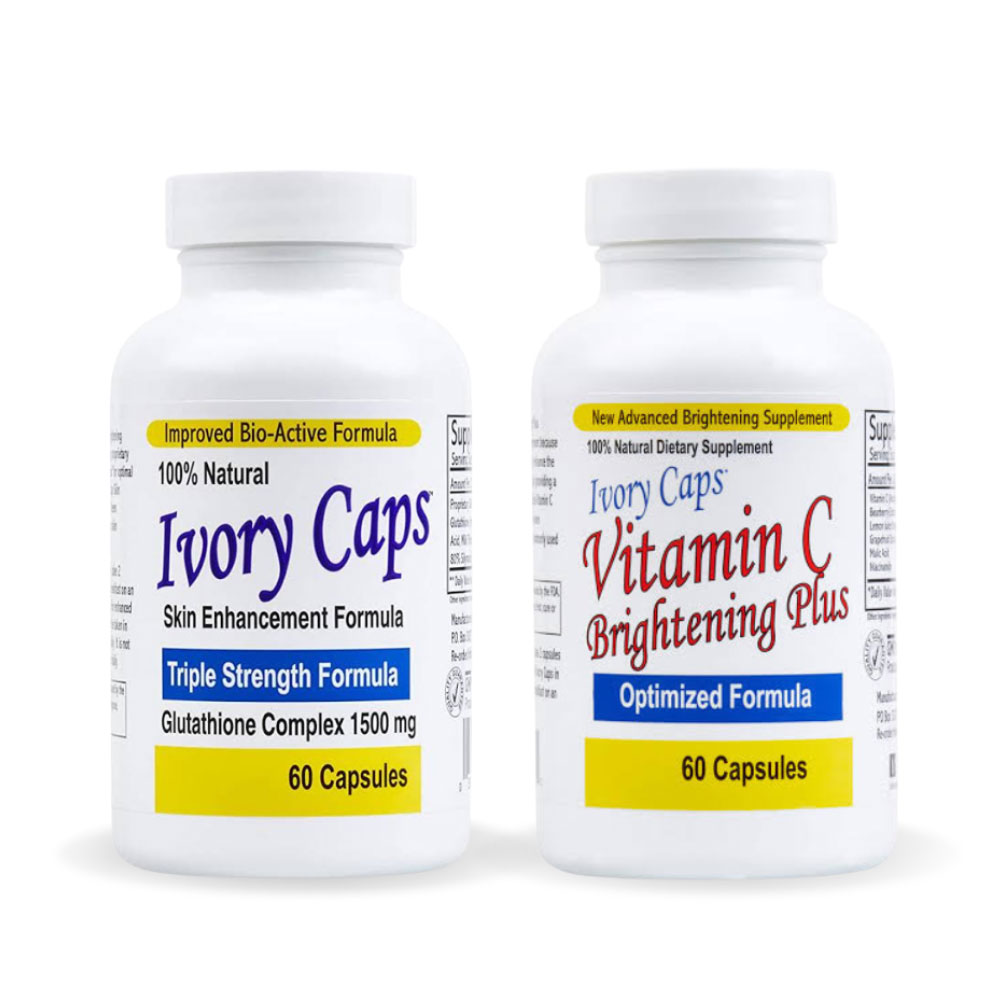 ثنائي كبسولات ايفوري كابس لتفتيح البشرة ثنائي كبسولات ايفوري كابس لتفتيح البشرة