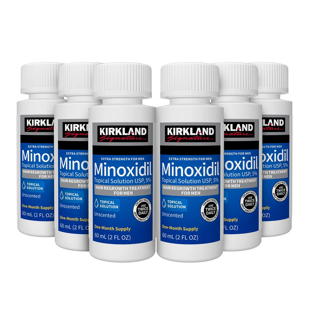 قطرات الـمينوكسيديل 5% لإعادة إنبات الشعر للرجال من شركة كيركلاند قطرات الـمينوكسيديل 5% لإعادة إنبات الشعر للرجال من شركة كيركلاند