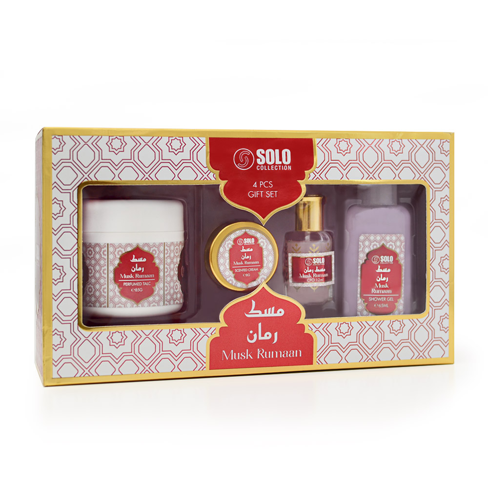 مجموعة العناية الفاخرة مسك رمان من سولو كولكشن